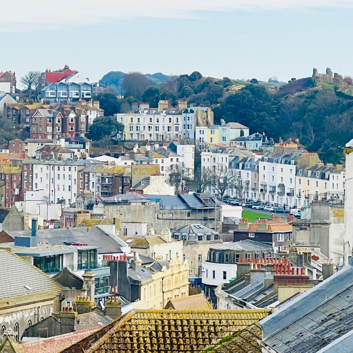 Hastings rooftops Hastings rooftop view